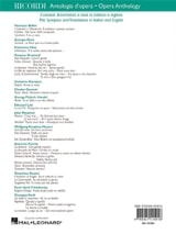 Ricordi Opera Anthology - Ténor - Partition - Opéras